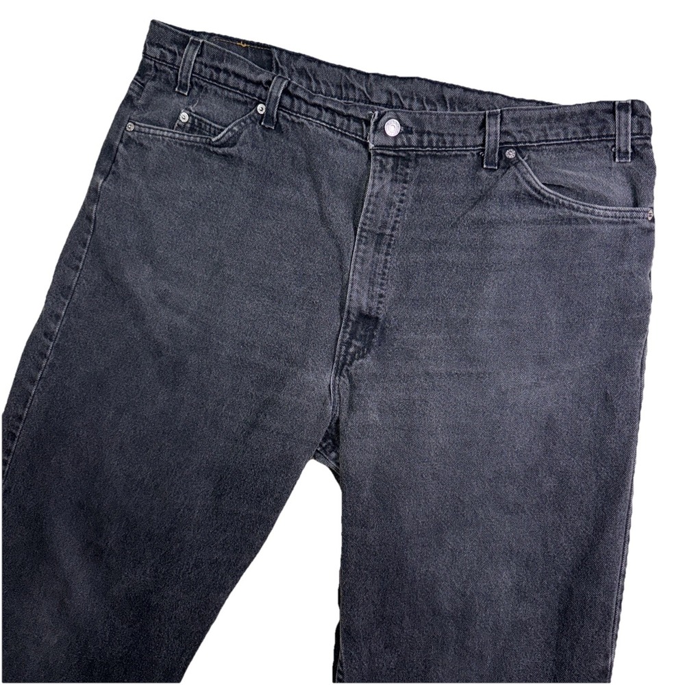 Levi's‎ 575 Jeans Mens 44x32 Black Vintage Made in USA Cotton Straight Leg 553